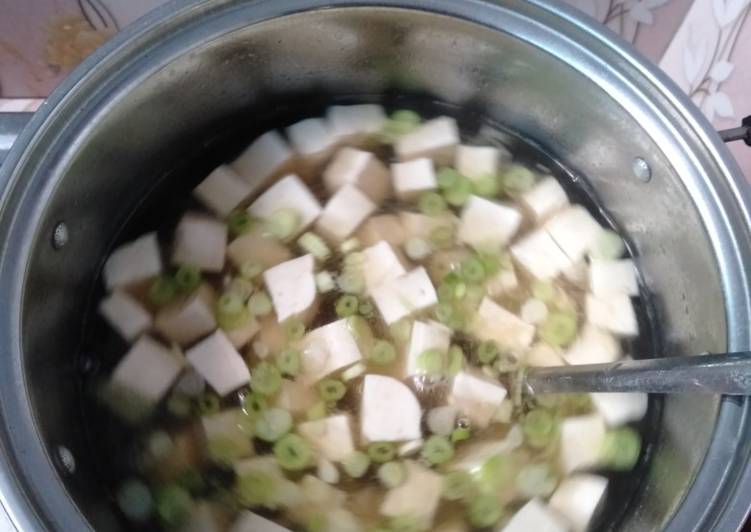 Sup Bening Tahu (Clear Soup ala Hokben)