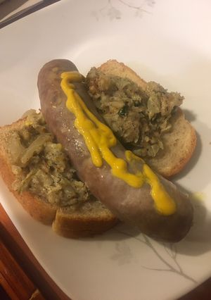 A picture of Onion stuffing.