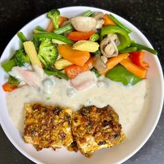 A picture of Walnut Crusted Paneer.