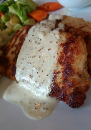 A picture of Parmesan crusted chicken 🍴.