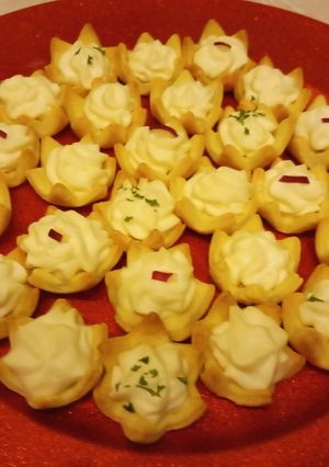 Töltött virágok recept fotója