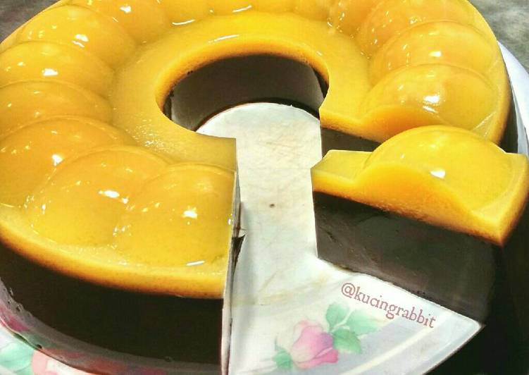 Resep Double Chocolate Orange Pudding, Enak Banget