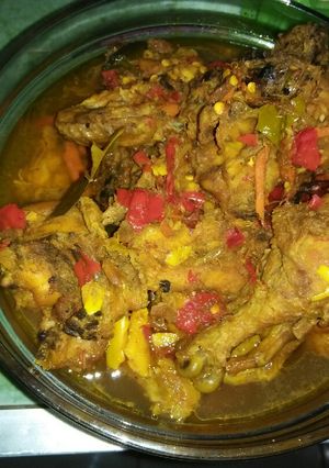 Foto resep Sop pindang ayam goreng