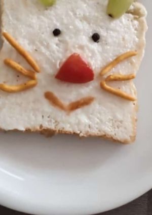 A picture of Bread Malai Sandwich.