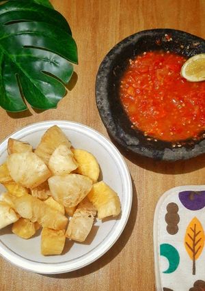 Foto resep Singkong Goreng Sambel Terasi