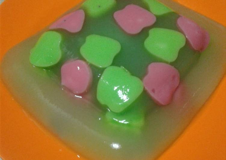 Bumbu Puding nutrijel motif buah | Resep Membuat Puding nutrijel motif buah Yang Lezat