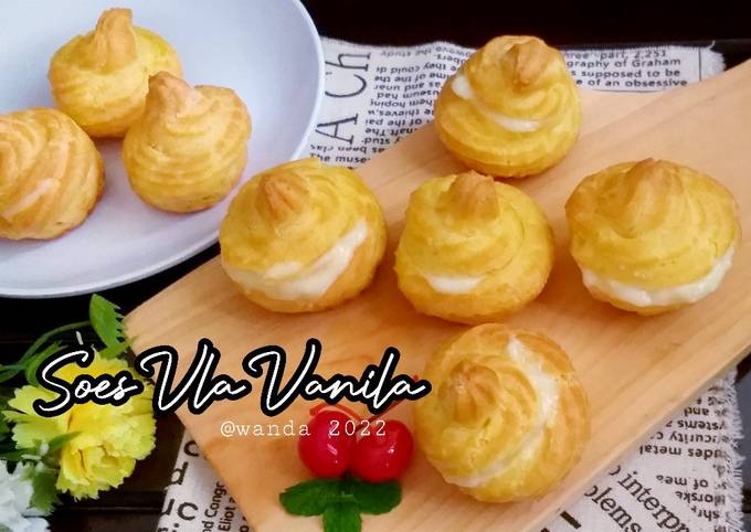 Resep Soes Vla Vanila A K A Vanila Choux Pastry Oleh Josephine Octora