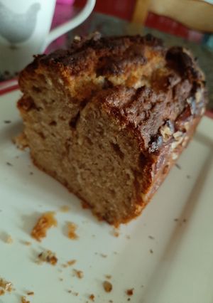 Une photo de Cake miel & noix de pécan