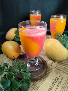 Foto resep Easy Mango Watermelon Smoothies