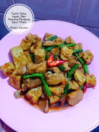 Cara Gampang Membuat Resep Tumis Tahu Ayam Kacang Panjang Saus Tiram yang Uenak Anti Ribet, Bisa Manjain Lidah