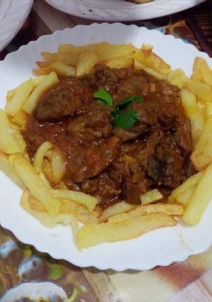 صورة لوصفة كبدة مشرملة او الكمونية