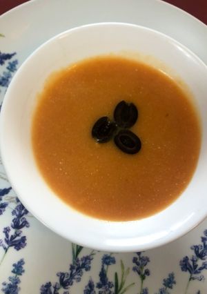 Una foto de Crema de tomate