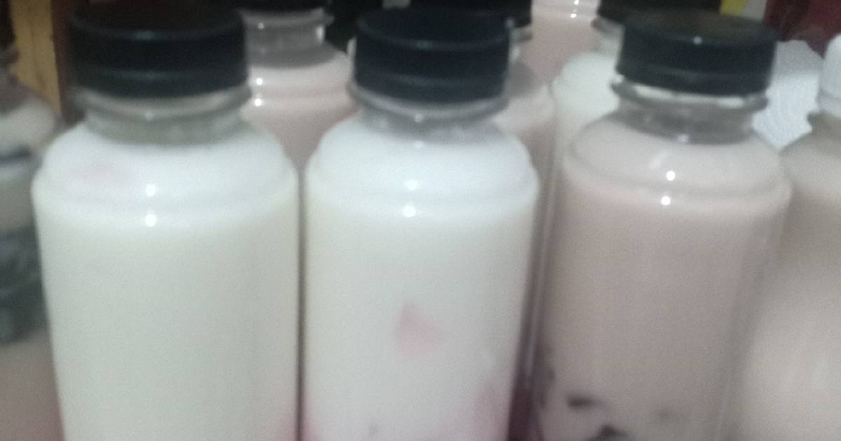 Resep Jelly Milk Drink Rasa Leci dan Coklat Susu oleh Fatma Faniez