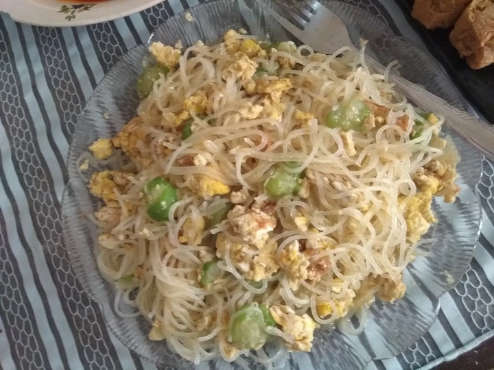 Langkah Gampang Membuat Resep Tumis soun,oyong,telur yang Uenak Anti Ribet, Bisa Manjain Lidah