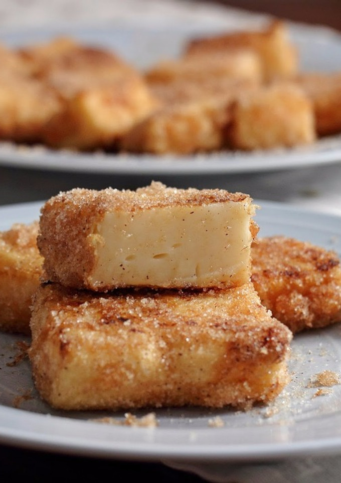 Una foto de Leche frita