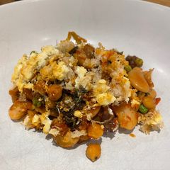 A picture of Leftovers bean bake.