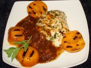 A picture of apricot sauce