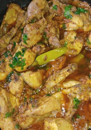 A picture of Peshawari Charsi Chicken Karahi.