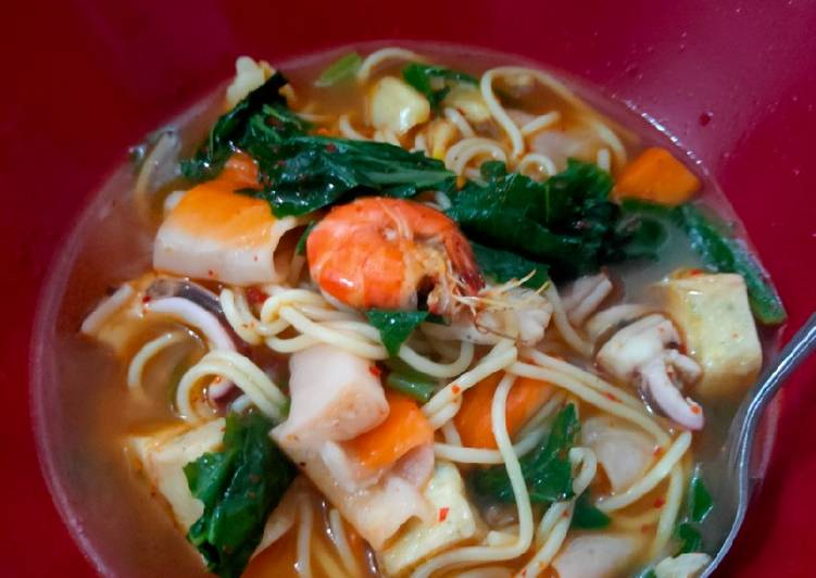 Resep Jjamppong ala ala Anti Gagal