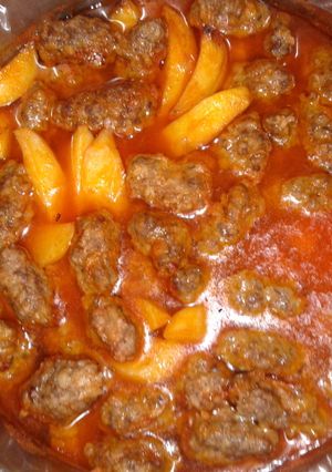 Foto resep Izmir köftesi (kebab dg kuah)