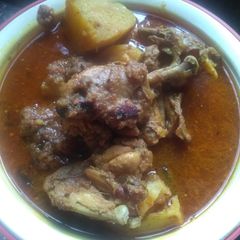 A picture of Chicken curry.