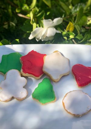 Una foto de Galletitas de manteca fáciles con glasé real