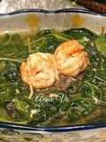 Canh rau dền nấu riêu tôm