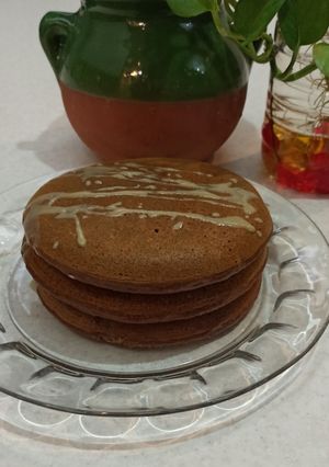 عکسی از دستور پنکیک کاکائویی رژیمی