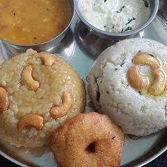 A picture of Varagarisi (kodo millet) venpongal.
