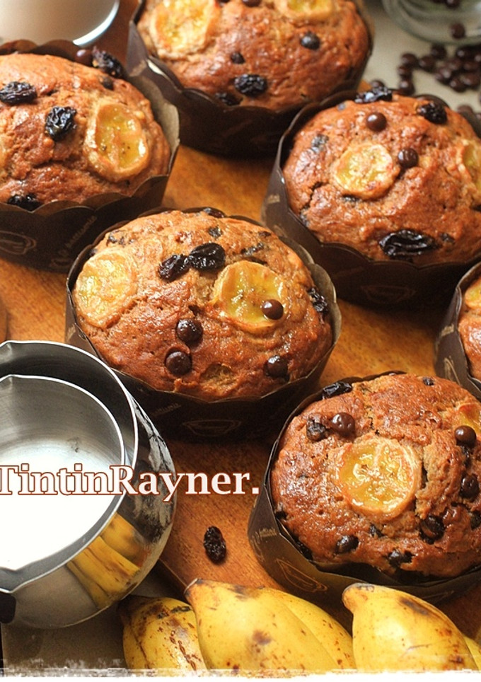 Foto resep The Best Banana Muffin EVER,Super moist NO mixer