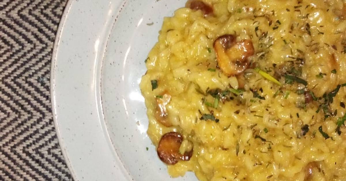 Risotto de hongos Receta de Sofi Soderguit Cookpad