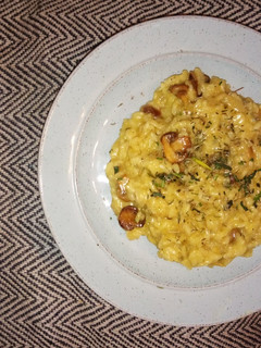 Una foto de Risotto de hongos