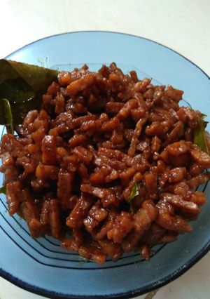 Foto resep Tempe orek basah kecap