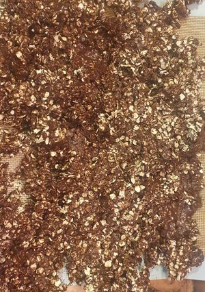 Una foto de Granola casera de chocolate