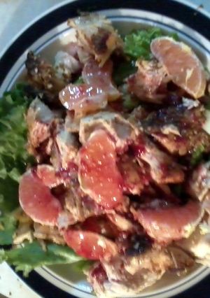 A picture of Orange Chicken Salad.
