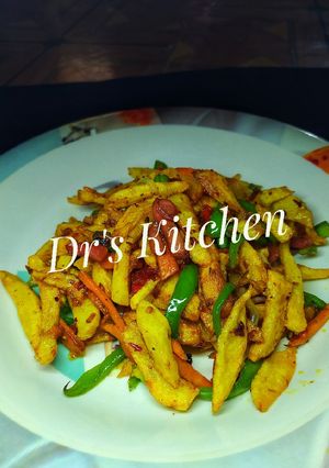 A picture of Veggie chips.