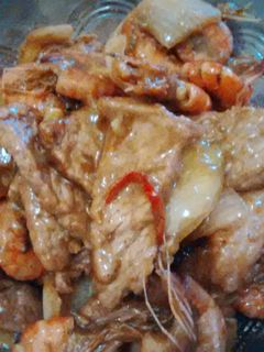 Foto resep Sapi Udang Saus Teriyaki Sederhana