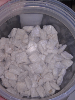 A picture of White Chocolate Funfetti Chex Mix.