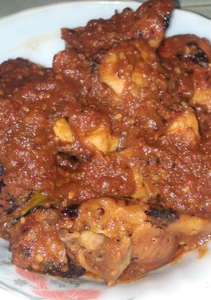 Foto resep Ayam Bumbu Rujak