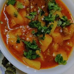 A picture of Halwai Style ALOO KI SABJI.