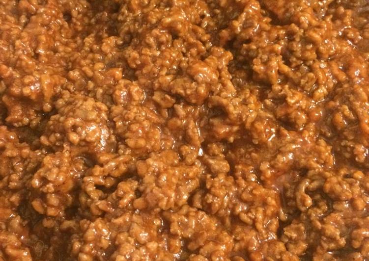 Recipe of Ultimate Sloppy Joe Sauce