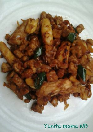 Foto resep Oseng Tempe Ikan Peh Cabai Hijau