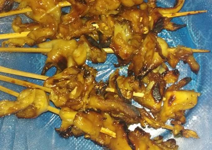 Resep Sate Jamur Tiram Oleh Cempaka Suci Ramadhani Cookpad