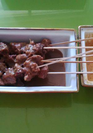 Foto resep sate daging asem manis