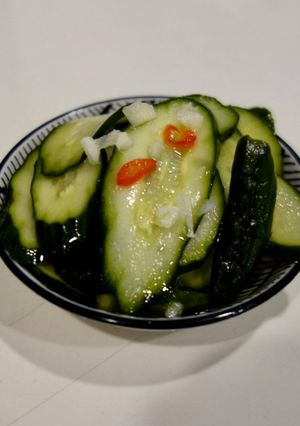涼拌小黃瓜 的食譜成品照片