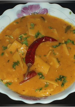 A picture of Dal Dhokali.
