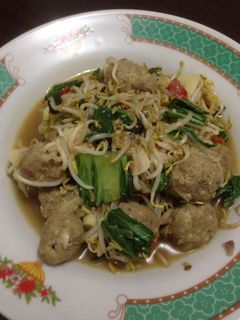 Foto resep Tumis tauge bola daging