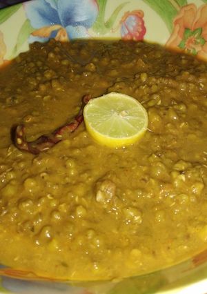 A picture of Moong Dal Tadka.