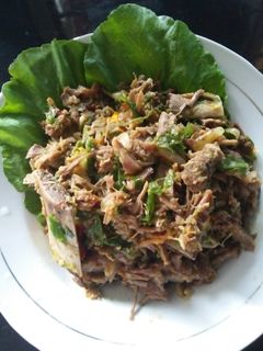 Foto resep Tumis daging suwir lombok ijo