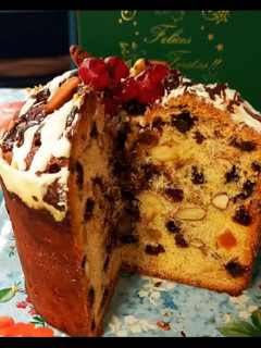 Una foto de Pan dulce navideño